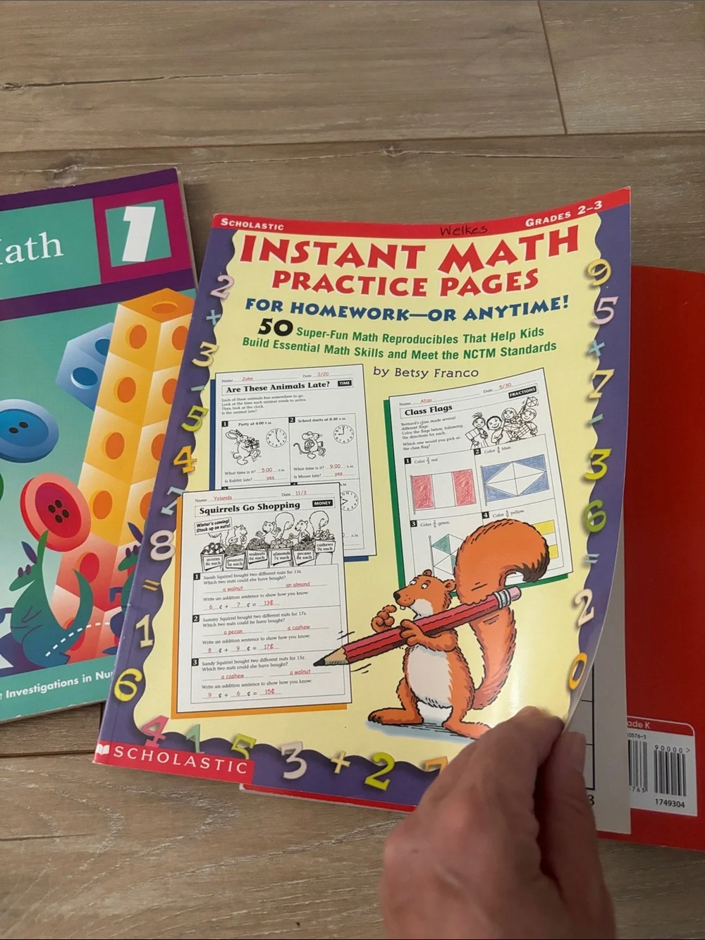 H&M math workbooks